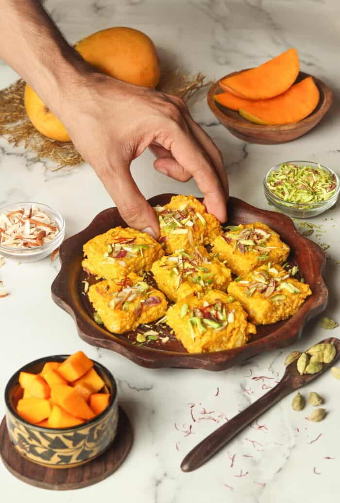 Mango Kalakand 2 scaled