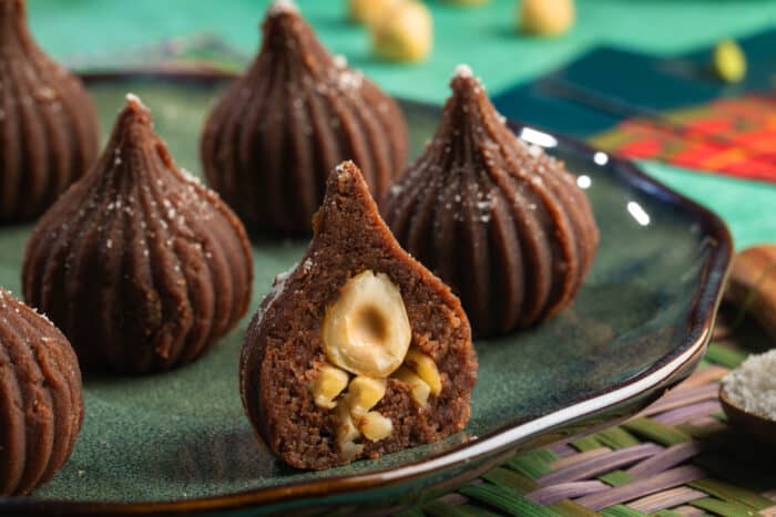Chocolate Hazelnut Modak 2 scaled