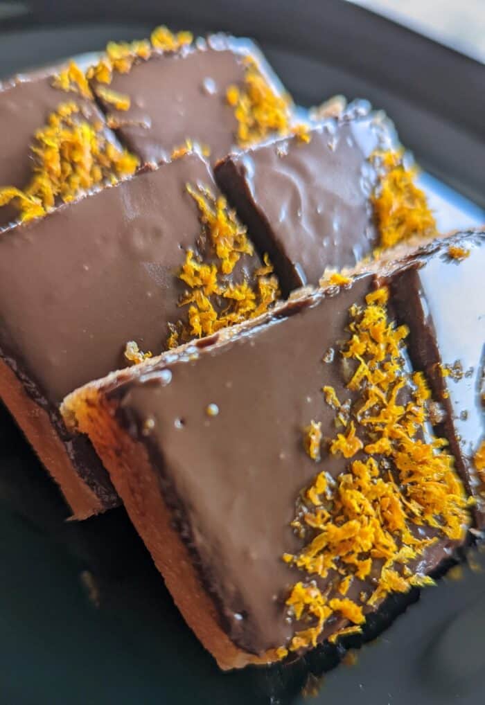 Orange Ganache Barfi scaled